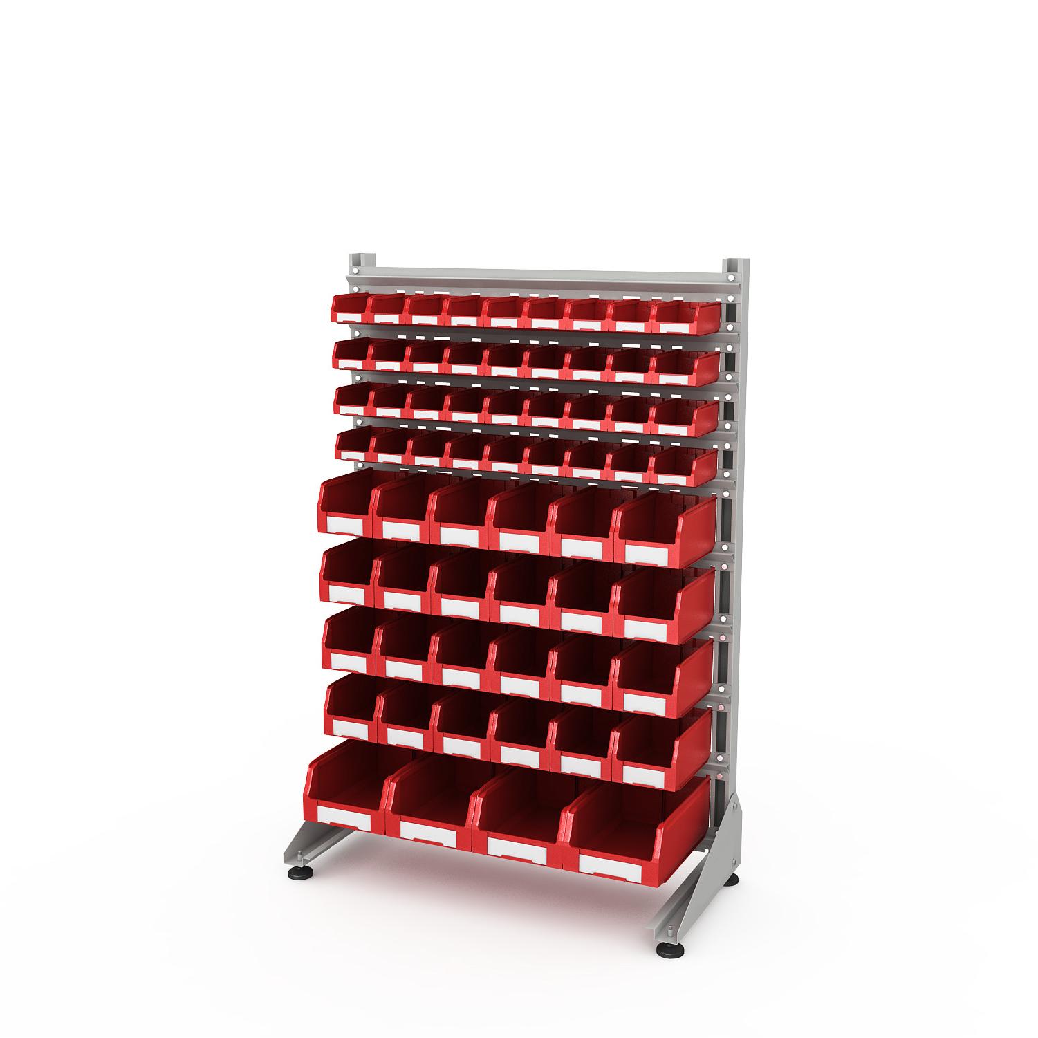 ER-00024074 Стеллаж для пластиковых лотков SORTEX односторонний 1500x1000x450.05