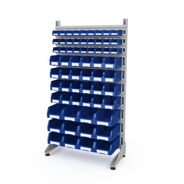 ER-00024087 Стеллаж для пластиковых лотков SORTEX односторонний 1800x1000x450.05