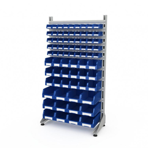 ER-00024089 Стеллаж для пластиковых лотков SORTEX односторонний 1800x1000x450.06