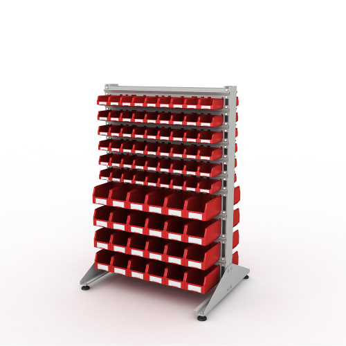 ER-00023965 Стеллаж для пластиковых лотков SORTEX двухсторонний 1500x1000x800.04