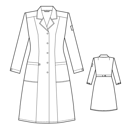 Антистатический халат Б-46