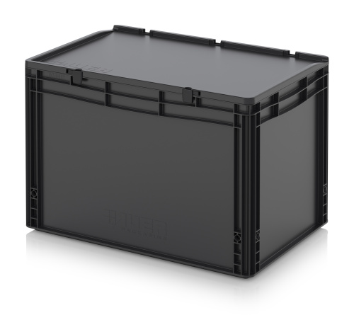 ESD ED 64/42 HG Евроконтейнер с крышкой на шарнире 60х40х43.5 см